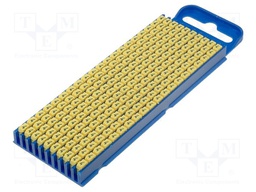 Markers for cables and wires; Label symbol: 4; 2.8÷3.8mm; yellow