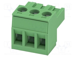 PCB connector, nominal cross section: 2.5 mm?, color: green,