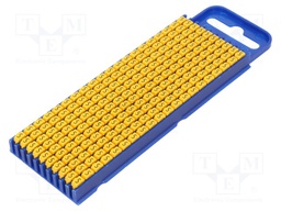 Markers for cables and wires; Label symbol: S; 2.8÷3.8mm; yellow