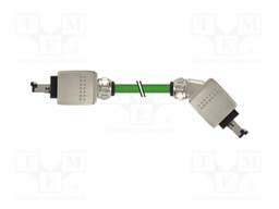 Patch cord; RJ45 plug,RJ45 down angled plug; 5; stranded; Cu; PUR