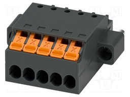 PCB connector, nominal cross section: 1.5 mm2, color: black,