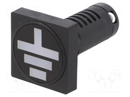Earting indicator; 22mm; PK22; -25÷70°C; IP54; 230VAC; 230VDC; 22mm