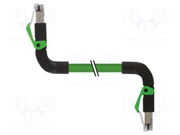 Patch cord; RJ45 down angled plug,RJ45 up angled plug; 5; Cu