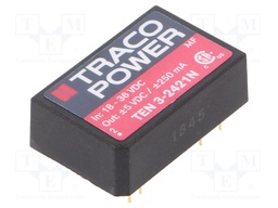 Converter: DC/DC; 3W; Uin: 18÷36V; Uout: 5VDC; Uout2: -5VDC; DIP24
