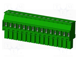 Connector: pluggable terminal block; plug; female; angled 90°