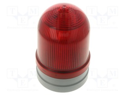 Signaller: lighting; continuous light,blinking light; red; IP66