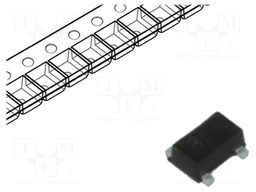 Transistor: NPN; bipolar; RF; 6V; 35mA; 0.21W; TSFP-3