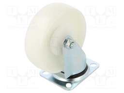 Transport wheel; Ø: 125mm; W: 37mm; H: 156mm; torsional; 150kg