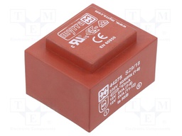 Transformer: encapsulated; 10VA; 230VAC; 18V; 18V; 278mA; 278mA