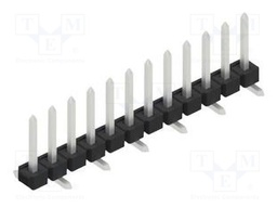 Connector: pin strips; pin header; male; PIN: 12; 2.54mm; SMT; 1x12
