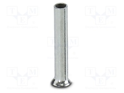 Tip: bootlace ferrule; non-insulated; copper; 0.5mm2; tinned; 8mm
