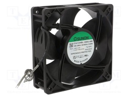 Fan: EC; axial; 230VAC; 120x120x38mm; 132m3/h; 40.2dBA; 3100rpm