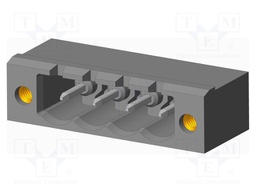 Connector: pluggable terminal block; socket; male; on PCBs