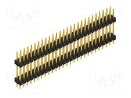 Connector: pin strips; pin header; male; PIN: 54; 2.54mm; THT; 2x27