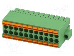 PCB connector, nominal cross section: 1.5 mm2, color: green,