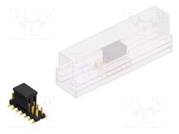 Connector: pin strips; pin header; male; PIN: 14; 2.54mm; SMT; 2x7