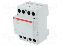 Contactor: 4-pole installation; NO x4; 24VAC; 24VDC; 40A; DIN; ESB