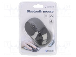 Optical mouse; black; wireless,Bluetooth 3.0 EDR; No.of butt: 6