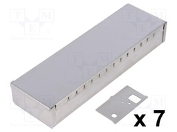 Enclosure: shielding; X: 50mm; Y: 161mm; Z: 26mm; steel