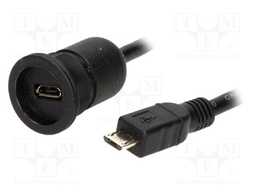 Adapter cable; USB B micro plug,USB B micro socket; 1310; IP65