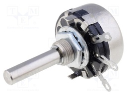 Potentiometer: shaft; single turn; 1kΩ; 2W; ±20%; soldered; 6mm