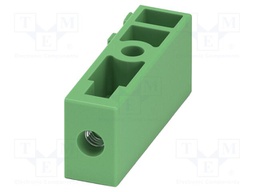 Flange, Mounting flange, color: green, product range: BF BEF