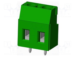 Connector: PCB terminal block; terminal; Plating: tinned; on PCBs
