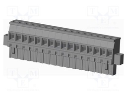 Connector: pluggable terminal block; plug; female; angled 90°