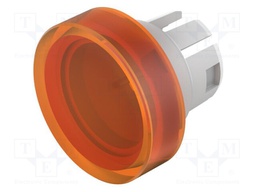 Actuator lens; 16mm; 51; orange; plastic; Ø15.8mm