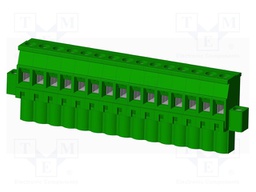 Connector: pluggable terminal block; plug; female; angled 90°