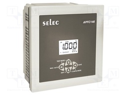 On panel; LCD 4 digits; 144x144x55mm; 400g; 45÷65Hz; 0÷60°C