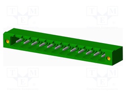 Connector: pluggable terminal block; socket; male; angled 90°