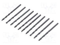 Drill set; metal,plastic; Ø: 3mm; L: 61mm; HSS; Man.series: HSS-R