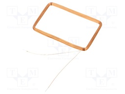 RFID antenna; 125kHz; Body dim: 34x55x2.5mm; 1mH