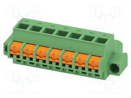 PCB connector, nominal cross section: 2.5 mm2, color: green,