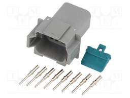 Connector: wire-wire; AT; plug; male; Size: 16; 20AWG÷16AWG; PIN: 8