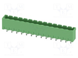 PCB headers, nominal cross section: 2.5 mm?, color: green, n