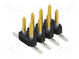Connector: pin strips; pin header; male; PIN: 8; 2mm; SMT; 2x4; 100V