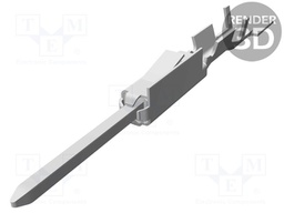 Contact; male; 0.2÷0.35mm2; MQS; tinned; crimped; for cable