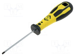 Screwdriver; slot; Size: SL 2,5mm; Blade length: 75mm