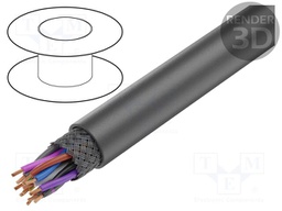 Wire: data transmission; chainflex® CF211.PUR; 6x2x0.34mm2; grey
