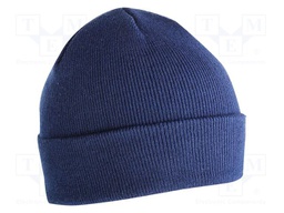 Cap; two-layer,furlined; navy blue; acrylic; Size: 57-61; 12pcs.