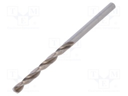 Drill bit; for metal; Ø: 3.5mm; L: 70mm; HSS; Working part len: 39mm