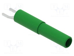 Adapter; green; 60VDC; 36A; 41mm; Type: non-insulated; 30VAC