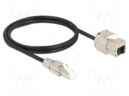 Extender Ethernet; S/FTP; Cat: 6a; RJ45 socket,RJ45 plug; 1m; LSZH