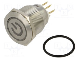 Switch: vandal resistant; Pos: 2; SPDT; 3A/220VAC; 5A/24VDC; IP65