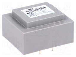 Transformer: encapsulated; 2.5VA; 230VAC; 9V; 0.27A; Mounting: PCB