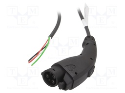 Cable; wires,Type 1; 5m; one-phase; 3x2,1mm2+1x0,56mm2; 16A; 250V