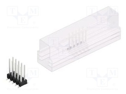 Connector: pin strips; pin header; male; PIN: 10; 2.54mm; SMT; 2x5