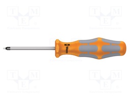 Screwdriver; square; #0; Blade length: 60mm; Overall len: 141mm